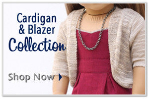 18 Inch Doll Clothes Patterns - Cardigans and Blazers