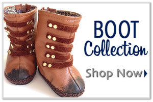 18 Inch Doll Shoe Patterns - Boots