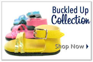 18 Inch Doll Shoe Patterns - Buckled Up