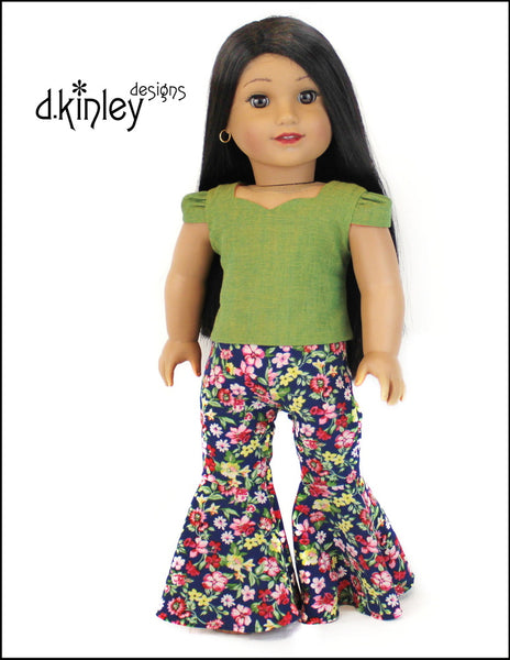 Prima Bells Princess Seamed Pants 18 Inch Doll Clothes Pattern Fits Dolls  Such as American Girl® Dkinley Designs PDF Pixie Faire 