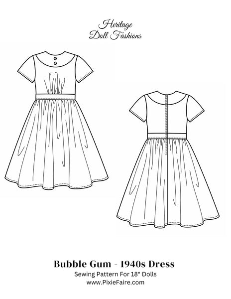 1940's Bubblegum Dress 18