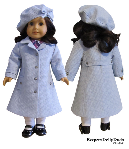 Keepers Dolly Duds Designs 18 Inch Historical Coat Essentials 18" Doll Clothes Pattern Pixie Faire