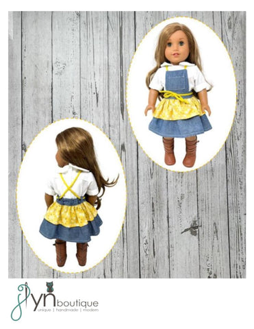 My Sunshine Dolls 18 Inch Modern Little Ranchers 18" Doll Clothes Pattern Pixie Faire