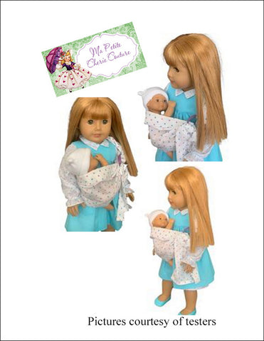 Mon Petite Cherie Couture 8" Baby Dolls Dolly Sling 8" Baby Doll Accessories Pixie Faire
