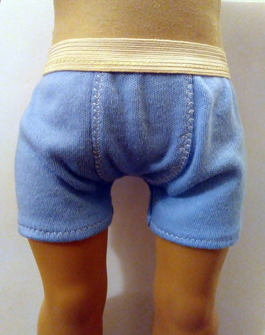 Dollhouse Designs 18 Inch Boy Doll Boys Underwear 18" Doll Clothes Pattern Pixie Faire