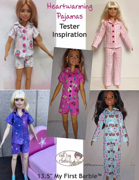 Doll Tag Clothing Heartwarming Pajamas for 13.5 inch Fashion Dolls