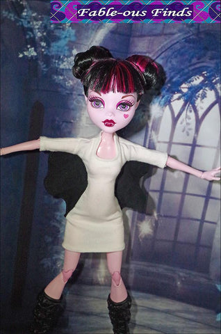 Fable-ous Finds Monster High The Batwing Dress for 17" Pattern for Monster High Dolls Pixie Faire