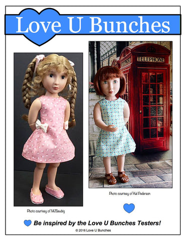 Love U Bunches A Girl For All Time Polka Dot Party Dress for AGAT Dolls Pixie Faire