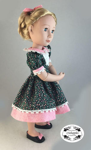 Crabapples A Girl For All Time School Girl Dresses Pattern for AGAT Dolls Pixie Faire