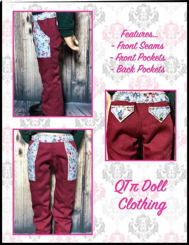 QTπ Doll Clothing A Girl For All Time Skinny Utility Pants Pattern For A Girl For All Time Dolls Pixie Faire