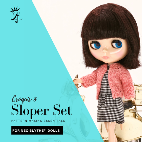 LJ Course Classes Croquis and Sloper Set - Blythe Pixie Faire
