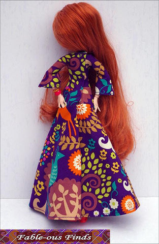 Fable-ous Finds Monster High Bohemian Beauty Maxi Dress and Floppy Hat Pattern for Monster High Dolls Pixie Faire