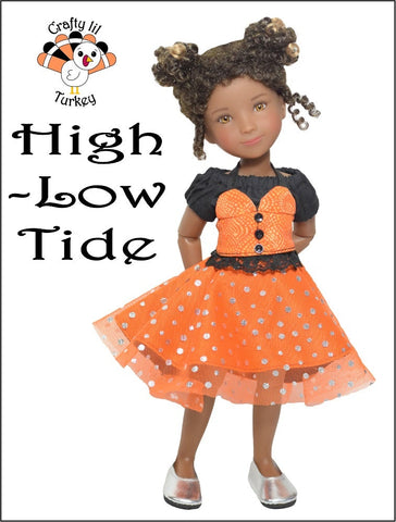 Crafty Lil Turkey Siblies High Low Tide Pattern For 12" Siblies Dolls Pixie Faire