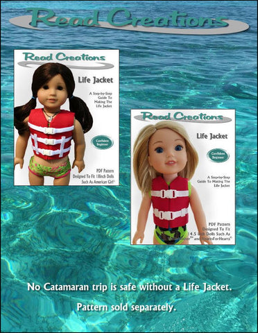 Read Creations 18 Inch Modern Catamaran PVC Pattern for 13" to 18" Dolls Pixie Faire