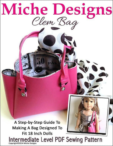 Miche Designs 18 Inch Modern Clem Bag 18" Doll Accessories Pixie Faire