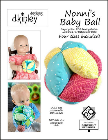 Dkinley Designs Bitty Baby/Twin Nonni's Baby Ball Accessory Pattern for Dolls and Kids Pixie Faire