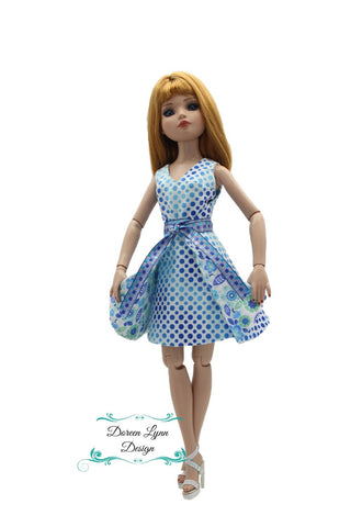 Doreen Lynn Design Ellowyne Morning Glory Reversible Dress Doll Clothes Pattern For Ellowyne Wilde™ Dolls Pixie Faire