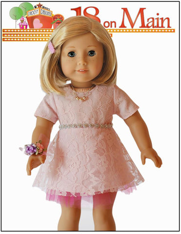 18 On Main 18 Inch Modern Daddy Date Night 18" Doll Clothes Pattern Pixie Faire