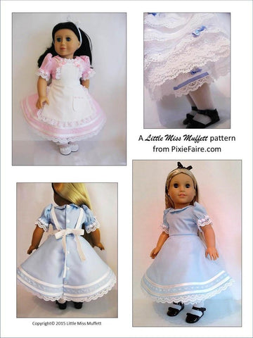 Little Miss Muffett 18 Inch Modern Dressed for Tea 18" Doll Clothes Pixie Faire