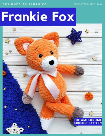 Plushico Amigurumi Frankie Fox Amigurumi Crochet Pattern Pixie Faire