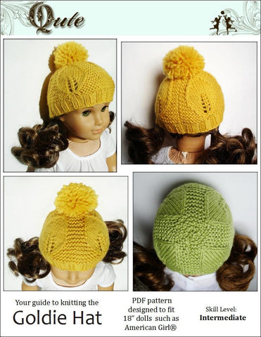 Qute Knitting Goldie Hat Knitting Pattern Pixie Faire