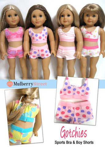 123 Mulberry Street 18 Inch Modern Gotchies 18" Doll Clothes Pattern Pixie Faire