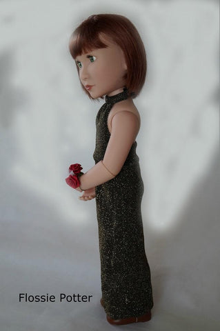 Flossie Potter A Girl For All Time Halter Ego Dress For A Girl For All Time Dolls Pixie Faire
