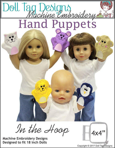 Doll Tag Clothing Machine Embroidery Design Hand Puppets for Dolls Machine Embroidery Designs Pixie Faire