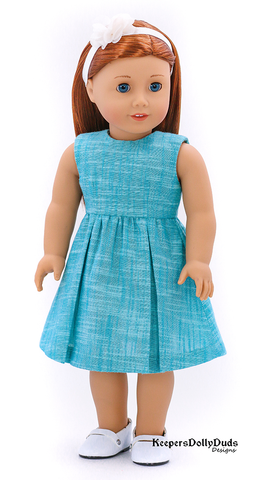 Keepers Dolly Duds Designs 18 Inch Modern Church Tea Dress 18 inch Doll Clothes Pattern Pixie Faire