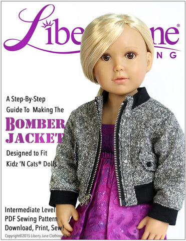 Liberty Jane Kidz n Cats Bomber Jacket  For Kidz N Cats Dolls Pixie Faire