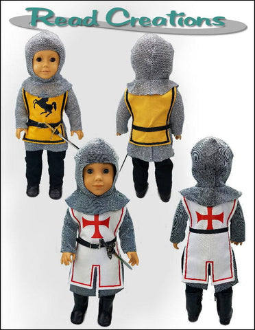 Read Creations 18 Inch Historical Knight's Garment 18" Doll Clothes Pattern Pixie Faire