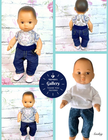 Liberty Jane 8" Baby Dolls Jeans Bundle 8" Baby Doll Clothes Pattern Pixie Faire