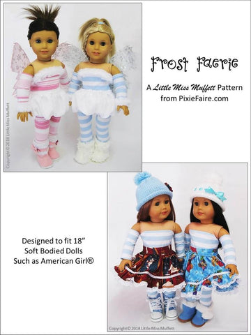Little Miss Muffett 18 Inch Modern Frost Faerie 18" Doll Clothes Pattern Pixie Faire
