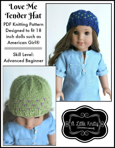 A Little Knitty Knitting Love Me Tender Hat Knitting Pattern Pixie Faire