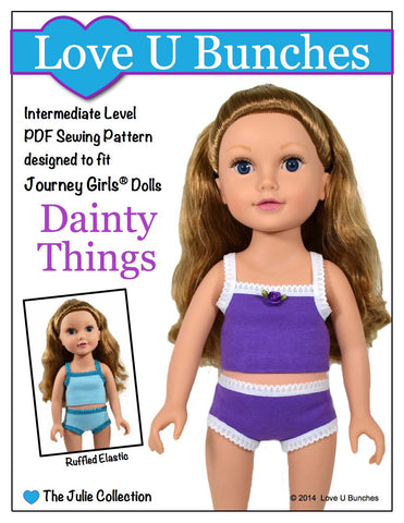 Love U Bunches Journey Girl Dainty Things Pattern For Journey Girls Dolls Pixie Faire