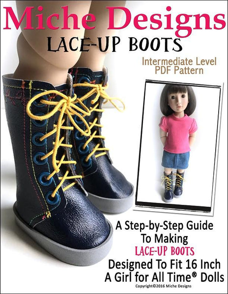 Lace Up Boots for AGAT Dolls