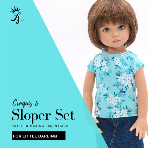 LJ Course Classes Croquis and Sloper Set - Little Darling Pixie Faire