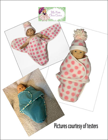 Mon Petite Cherie Couture Bitty Baby/Twin Cuddly Swaddle 15" Baby Doll Accessories Pixie Faire