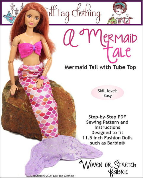 No Sew Barbie Mermaid Tail – The Pinterested Parent