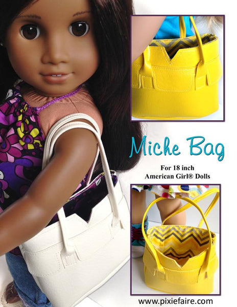 Miche Bag 18 inch Doll Accessories PDF Pattern Download
