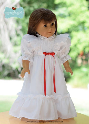 My Angie Girl 18 Inch Modern Ruffled Nightgown 18" Doll Clothes Pixie Faire