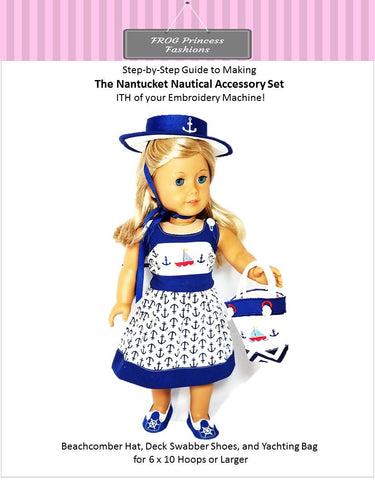 Frog Princess Fashions Machine Embroidery Design Nantucket Nauticals Machine Embroidery Designs Pixie Faire