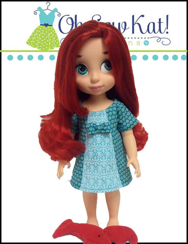 Oh Sew Kat Disney Doll Sunshine Dress Pattern for Disney Animator Dolls Pixie Faire