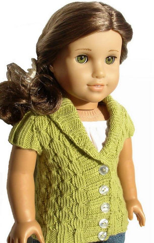 Qute Knitting Olive Cardigan Knitting Pattern Pixie Faire