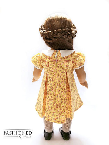 Fashioned by Rebecca 18 Inch Historical Petals-n-Pleats 18" Doll Clothes Pattern Pixie Faire