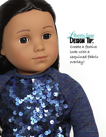 Liberty Jane 18 Inch Modern Piccadilly Sweater and Skirt Bundle 18" Doll Clothes Pattern Pixie Faire