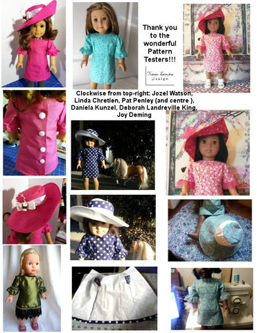 Karen Lorraine Design 18 Inch Modern Winner's Circle 18" Doll Clothes Pattern Pixie Faire