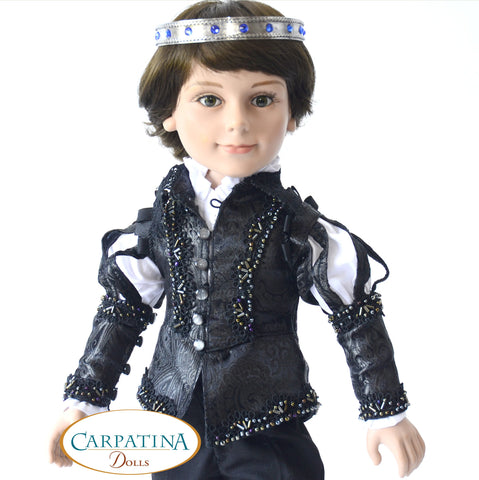 Carpatina Dolls 18 Inch Boy Doll Renaissance Doublet Multi-sized Pattern for Regular and Slim 18" Boy Dolls Pixie Faire