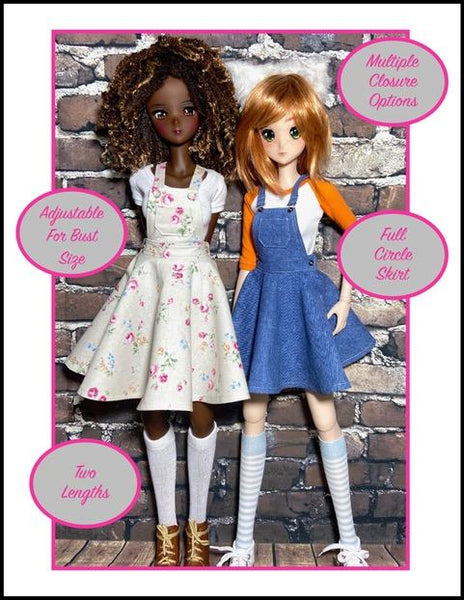 QTπ Pattern Co Oh My Gosh Skirtall Doll Clothes Pattern