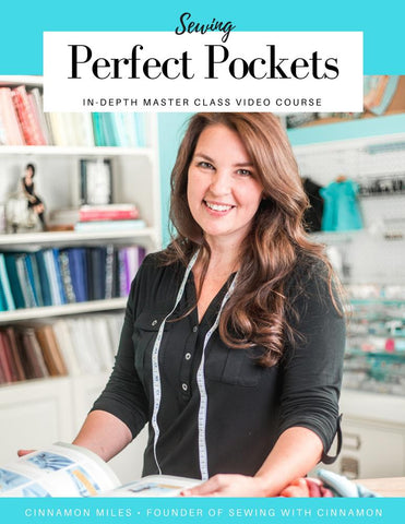 SWC Classes Sewing Perfect Pockets - Master Class Video Course Pixie Faire